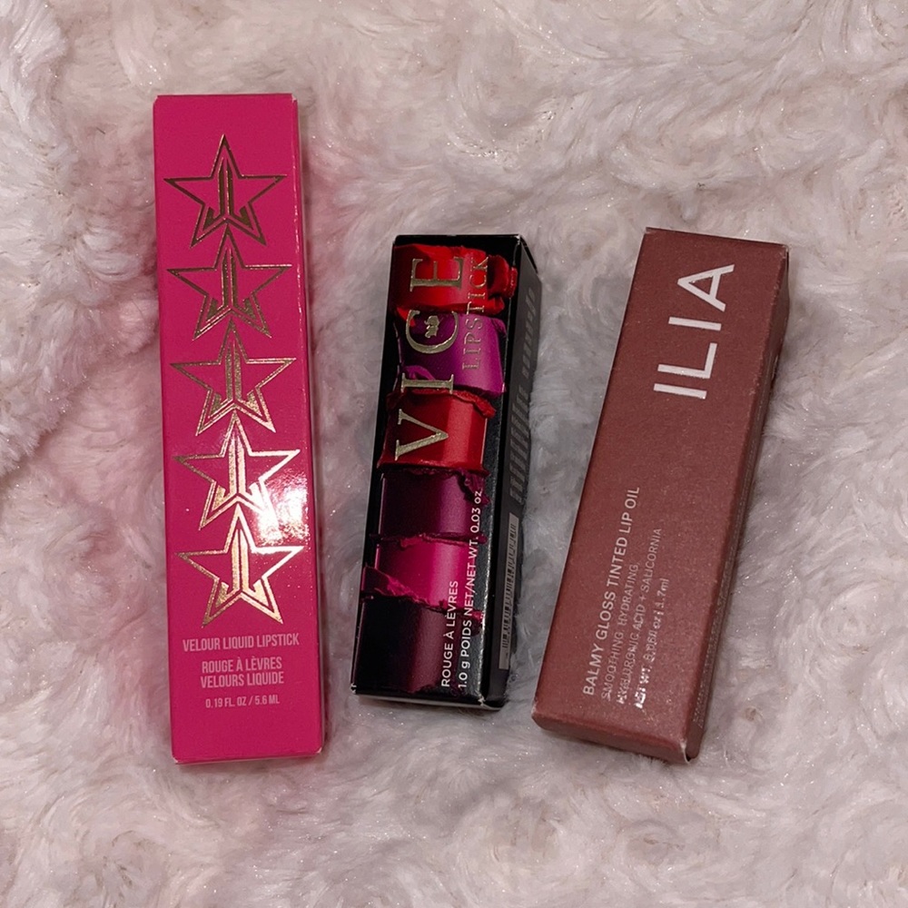 Jeffree Star, Urban Decay, Ilia lipstick